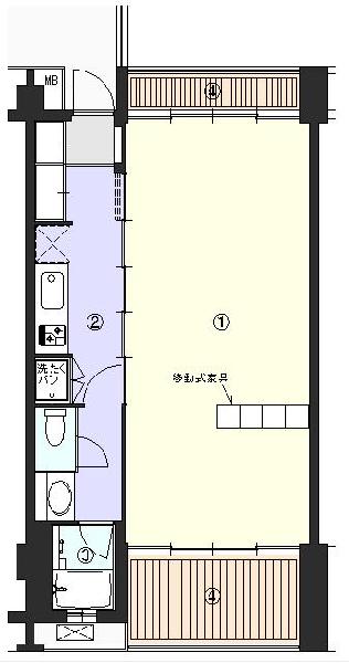 サバービアB 間取り